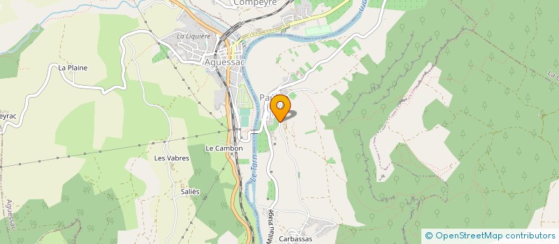 localisation de l'entreprise GAEC DOMAINE DE GRAILHES LA TOUR  AGUESSAC