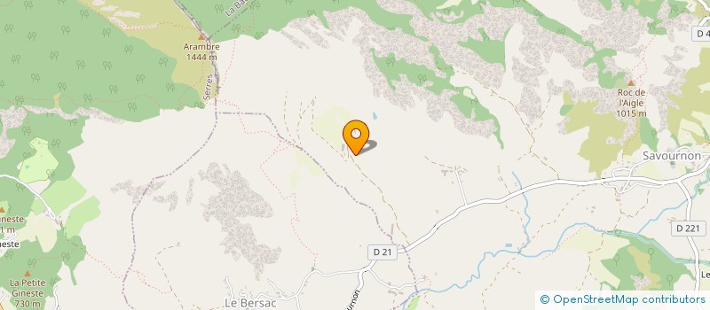 localisation de l'entreprise GAEC DOMAINE DE SAINT VINCENT  SAVOURNON