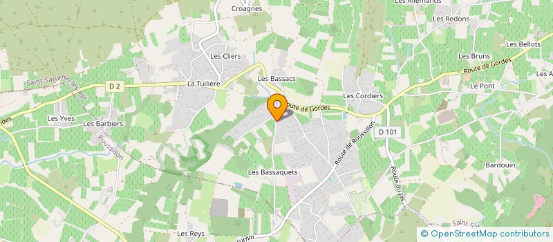 localisation de l'entreprise GAEC DOMAINE DE SEOULE  SAINT-SATURNIN-LES-APT