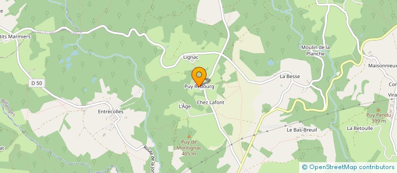 localisation de l'entreprise GAEC DONIS FRERES à LES BILLANGES