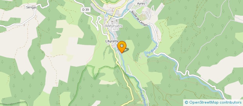 localisation de l'entreprise GAEC DONNADIEU  HURES LA PARADE