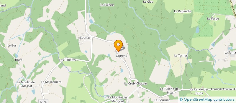 localisation de l'entreprise GAEC DONZEAU à VICQ-SUR-BREUILH