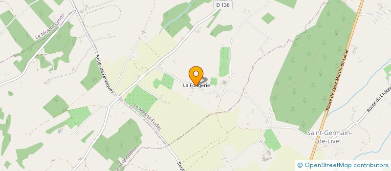 localisation de l'entreprise GAEC DORCHIES à LE MESNIL-EUDES