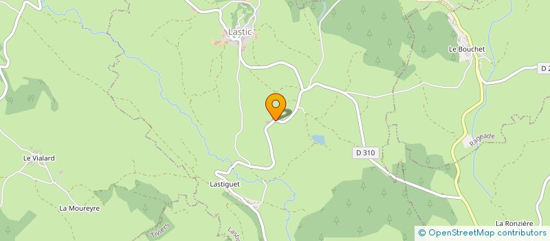 localisation de l'entreprise GAEC DOUET GOUDARD à LASTIC