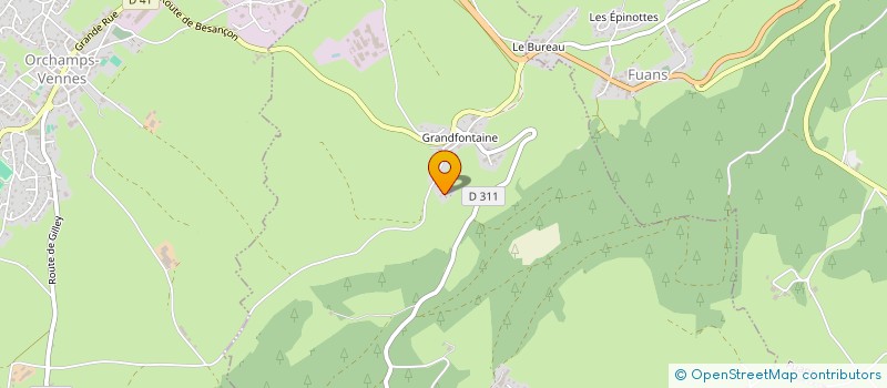 localisation de l'entreprise GAEC DROMARD à FOURNETS-LUISANS
