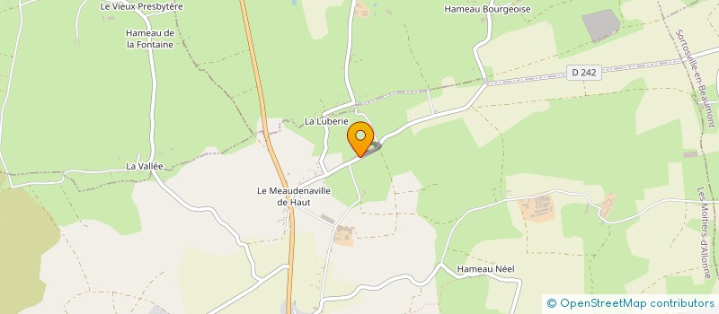 localisation de l'entreprise GAEC DROUET à LES MOITIERS-D'ALLONNE