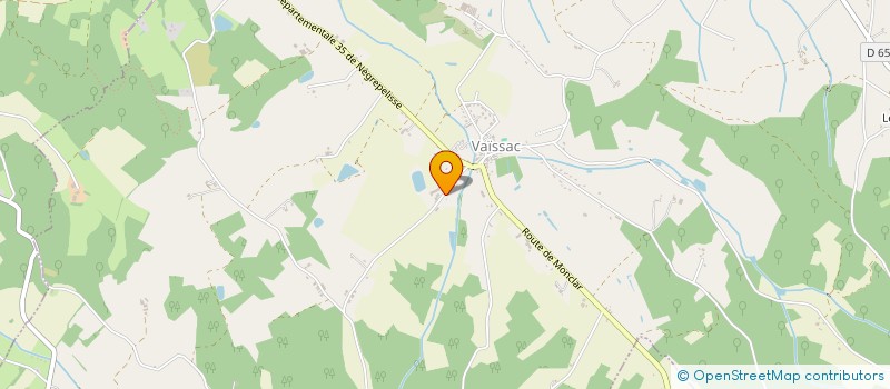 localisation de l'entreprise GAEC DSJ GAUTIER  VAISSAC