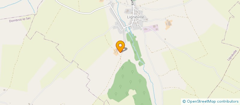 localisation de l'entreprise GAEC DU B'OEUF BIO à LIGNEVILLE