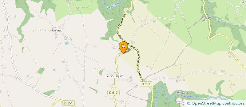 localisation de l'entreprise GAEC DU BARRUGAT  CASSAGNES-BEGONHES