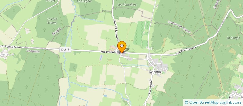 localisation de l'entreprise GAEC DU BAS DE NOGENT  LA CHAPELLE-SOUS-BRANCION