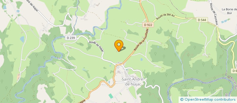 localisation de l'entreprise GAEC DU BEAU CHENE  LUNAC