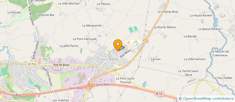 localisation de l'entreprise GAEC DU BEAUCHENE à QUESSOY