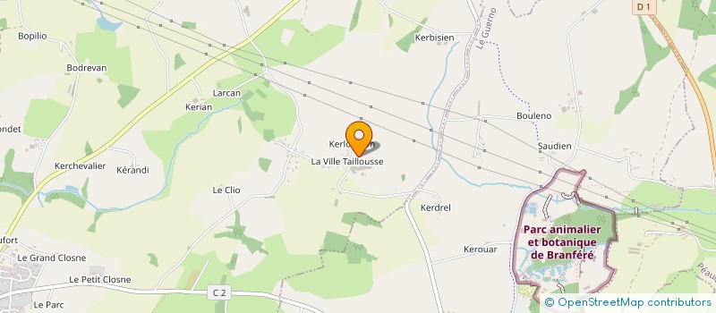 localisation de l'entreprise GAEC DU BERDOUX à NOYAL-MUZILLAC