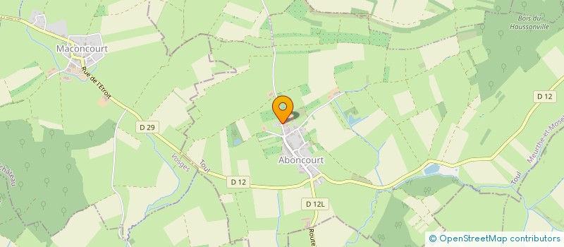 localisation de l'entreprise GAEC DU BICENE à ABONCOURT