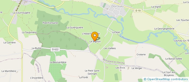 localisation de l'entreprise GAEC DU BIGNON à REMALARD-EN-PERCHE