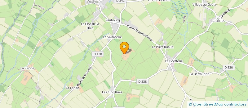 localisation de l'entreprise GAEC DU BIOT  VESLY