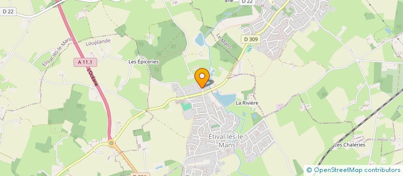 localisation de l'entreprise GAEC DU BOCAGE à PRUILLE-LE-CHETIF