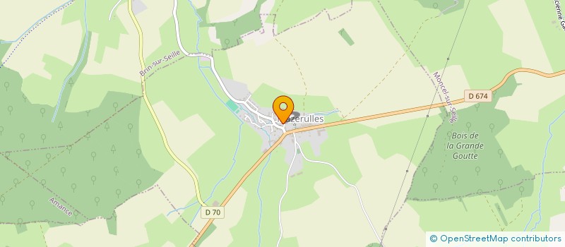 localisation de l'entreprise GAEC DU BOIS D AMANCE à MAZERULLES