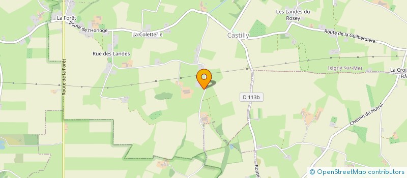 localisation de l'entreprise GAEC DU BOIS D ELLE à ISIGNY-SUR-MER