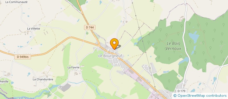 localisation de l'entreprise GAEC DU BOIS GOULARD à MONCOUTANT-SUR-SEVRE