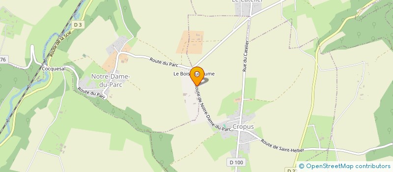 localisation de l'entreprise GAEC DU BOIS GUILLAUME à NOTRE-DAME-DU-PARC