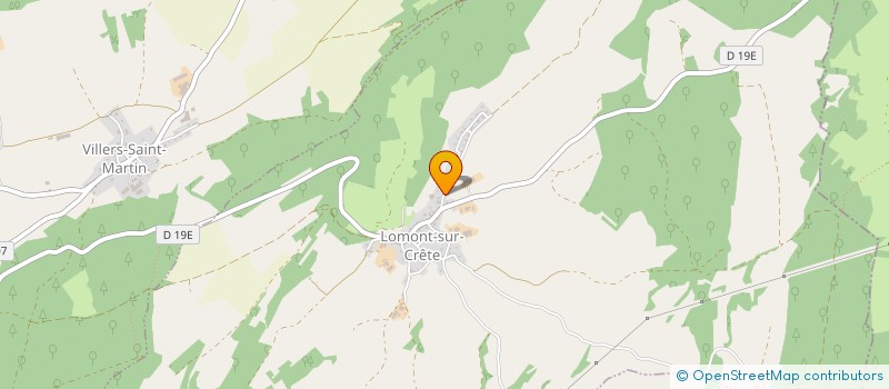 localisation de l'entreprise GAEC DU BOIS JOLI  LOMONT-SUR-CRETE