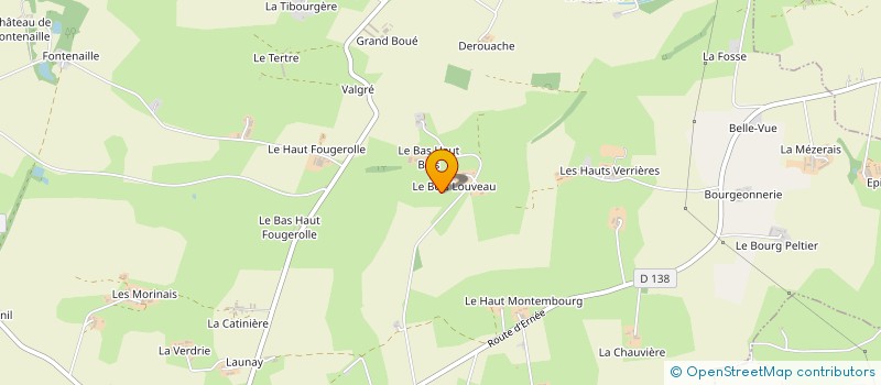 localisation de l'entreprise GAEC DU BOIS LOUVEAU  SAINT-PIERRE-DES-LANDES