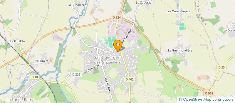 localisation de l'entreprise GAEC DU BOIS MENIL à ATHIS-VAL DE ROUVRE