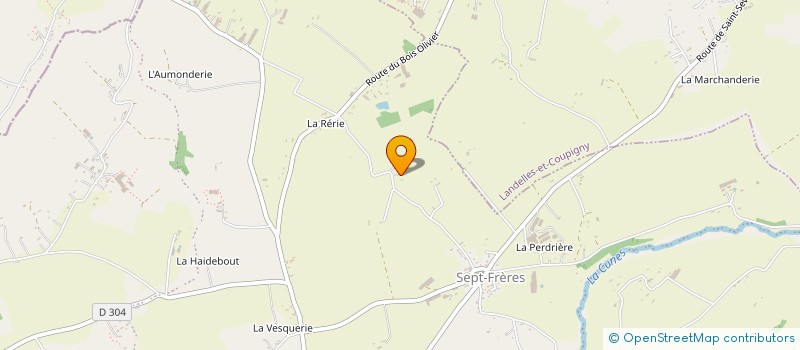 localisation de l'entreprise GAEC DU BOIS OLIVIER à NOUES DE SIENNE