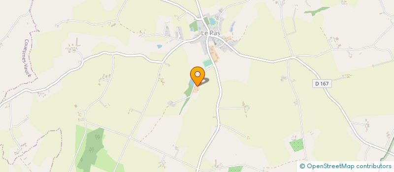 localisation de l'entreprise GAEC DU BOIS SALMON  LE PAS