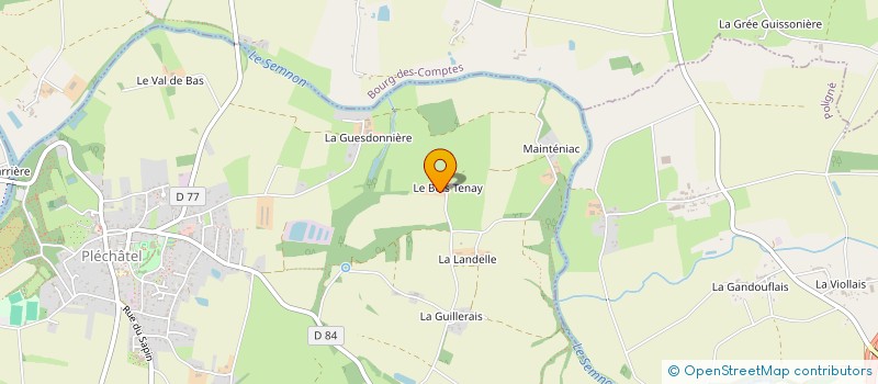 localisation de l'entreprise GAEC DU BOIS TENET à PLECHATEL