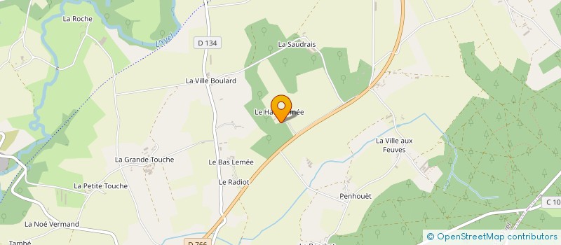 localisation de l'entreprise GAEC DU BOIS VERT  NEANT-SUR-YVEL