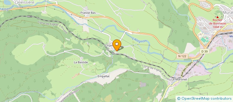 localisation de l'entreprise GAEC DU BON TEMPS à LAVEISSIERE