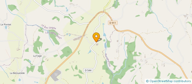 localisation de l'entreprise GAEC DU BON VENT à LA CAPELLE-BLEYS
