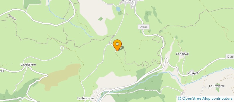 localisation de l'entreprise GAEC DU BONJON à MARCENAT