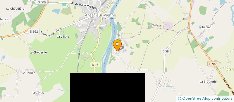 localisation de l'entreprise GAEC DU BORD DE VIENNE à SAINT-MAURICE-DES-LIONS