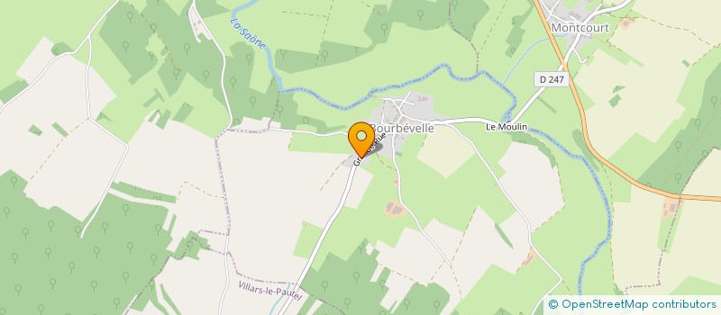 localisation de l'entreprise GAEC DU BOSSARD à BOURBEVELLE