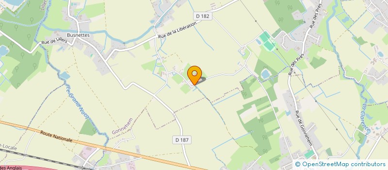 localisation de l'entreprise GAEC DU BOUDOU  GONNEHEM