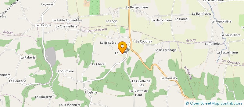 localisation de l'entreprise GAEC DU BOULVERT à LA CHAPELLE-UREE