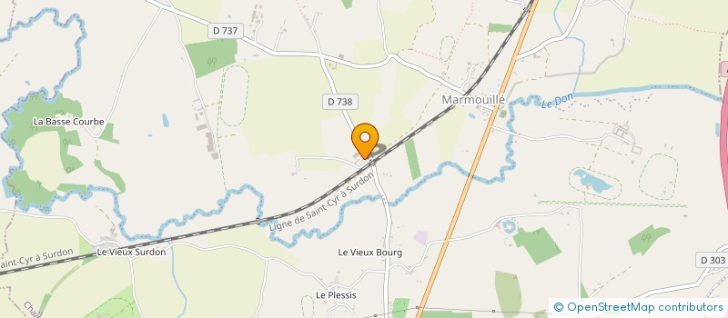 localisation de l'entreprise GAEC DU BOURG à CHAILLOUE