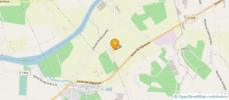 localisation de l'entreprise GAEC DU BOUSCAYRAT  LAFITTE-SUR-LOT