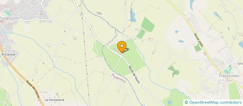 localisation de l'entreprise GAEC DU BOUSQUET  FREJAIROLLES