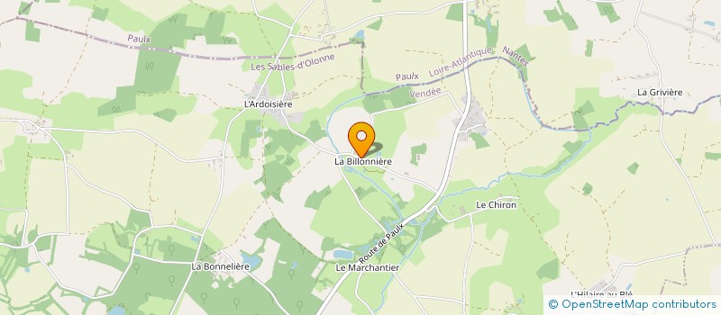 localisation de l'entreprise GAEC DU BOUVREUIL à LA GARNACHE
