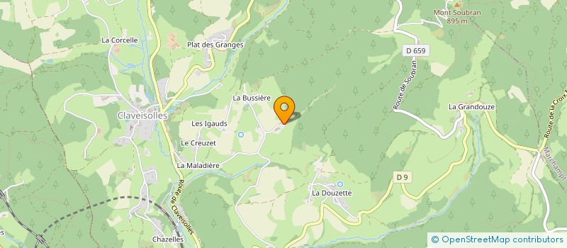 localisation de l'entreprise GAEC DU BRATY à CLAVEISOLLES