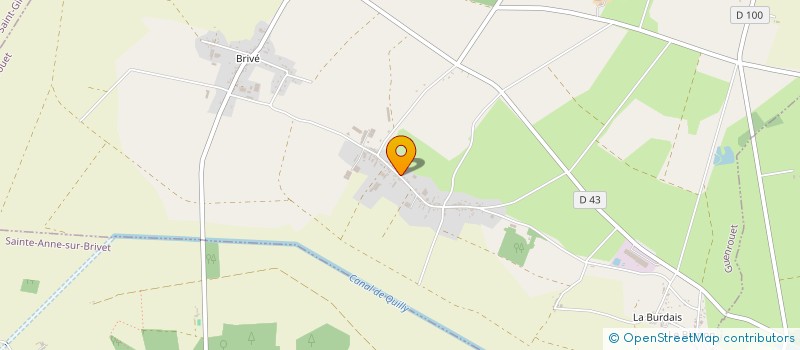 localisation de l'entreprise GAEC DU BREIL à GUENROUET
