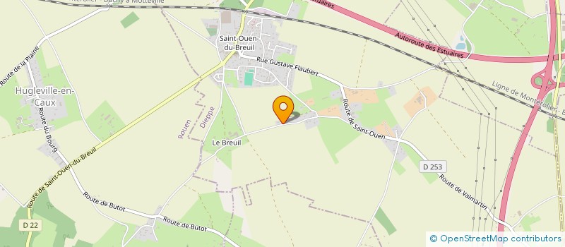 localisation de l'entreprise GAEC DU BREUIL  SAINT-OUEN-DU-BREUIL