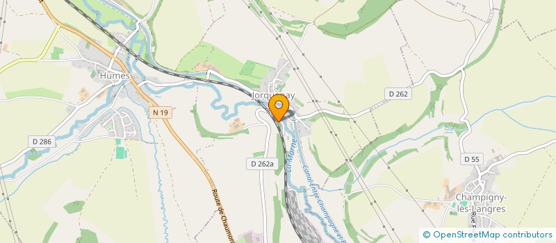 localisation de l'entreprise GAEC DU BREUIL à HUMES-JORQUENAY