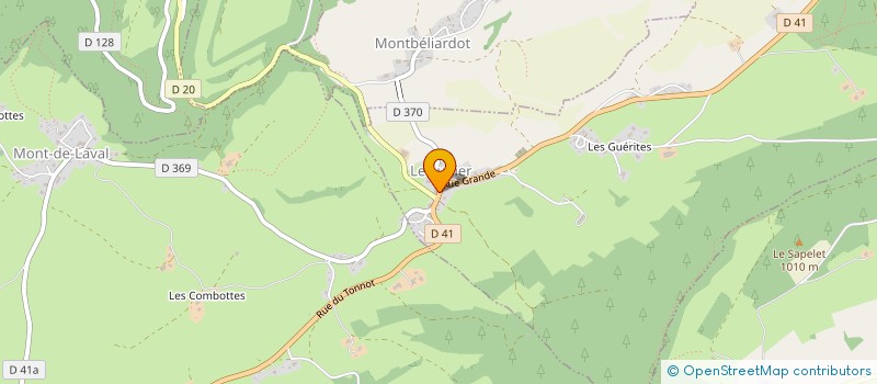 localisation de l'entreprise GAEC DU BREUIL à LE LUHIER