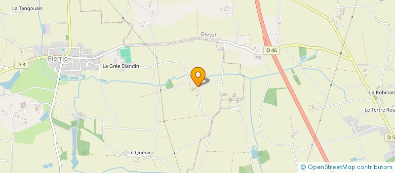 localisation de l'entreprise GAEC DU BRINLON à PIERRIC