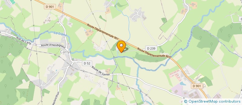 localisation de l'entreprise GAEC DU BRUNQUET à WIERRE-AU-BOIS